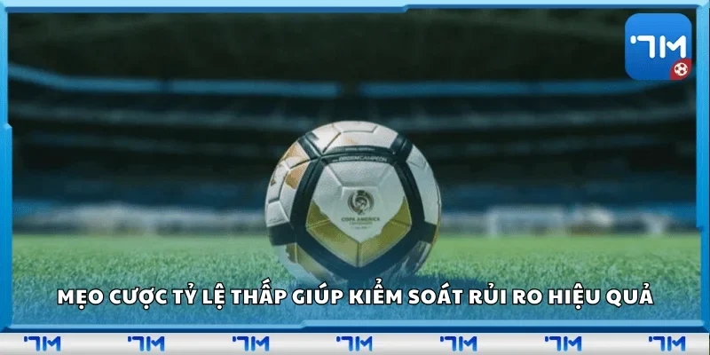 Mẹo cược tỷ lệ thấp giúp kiểm soát rủi ro hiệu quả